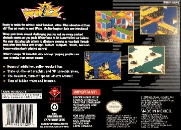 Whizz (USA) box cover back